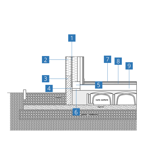Casaviva: sezione tipo solaio pavimento